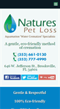 Mobile Screenshot of petwatercremation.com